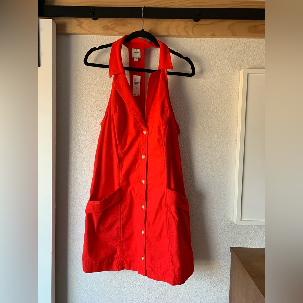 NWT Anthropologie Maeve The Amelia Collared Mini Dress, Size XL - Picture 5 of 6